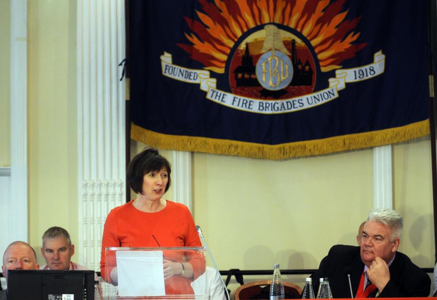 Frances O Grady TUC speaking