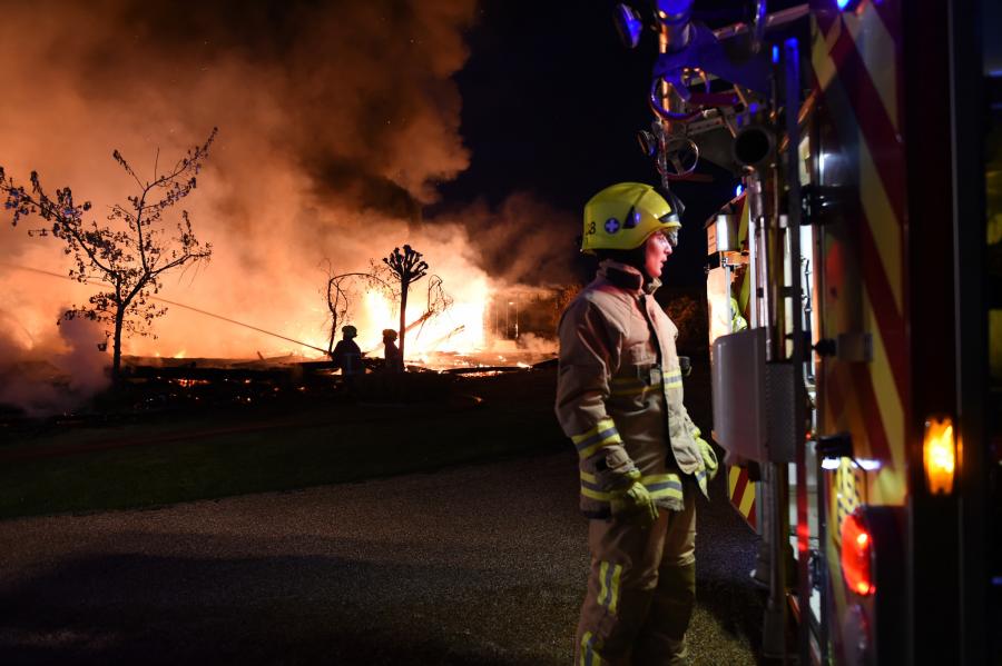 Fire sky firefighter 35633873623