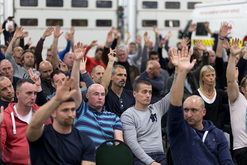 Hands up voting
