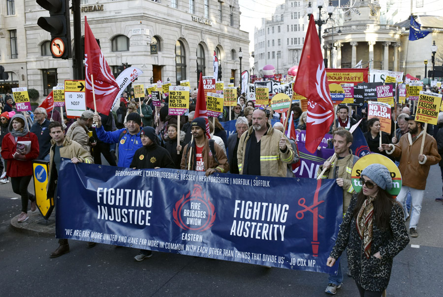 Firefighters unite against the far-right | Fire Brigades Union