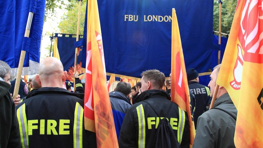 fbu-london-protest-march