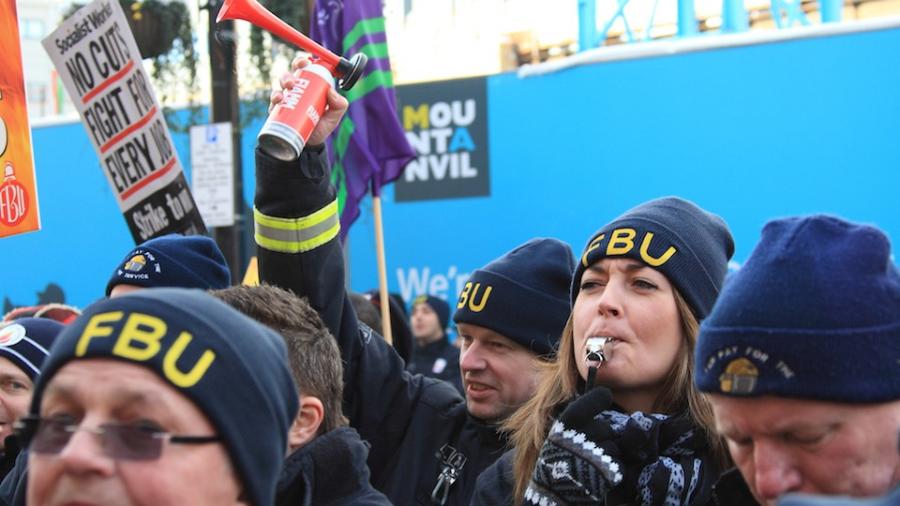 fbu-members-protesting-whistling