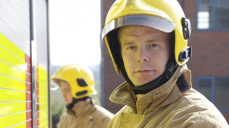 two-firefighters