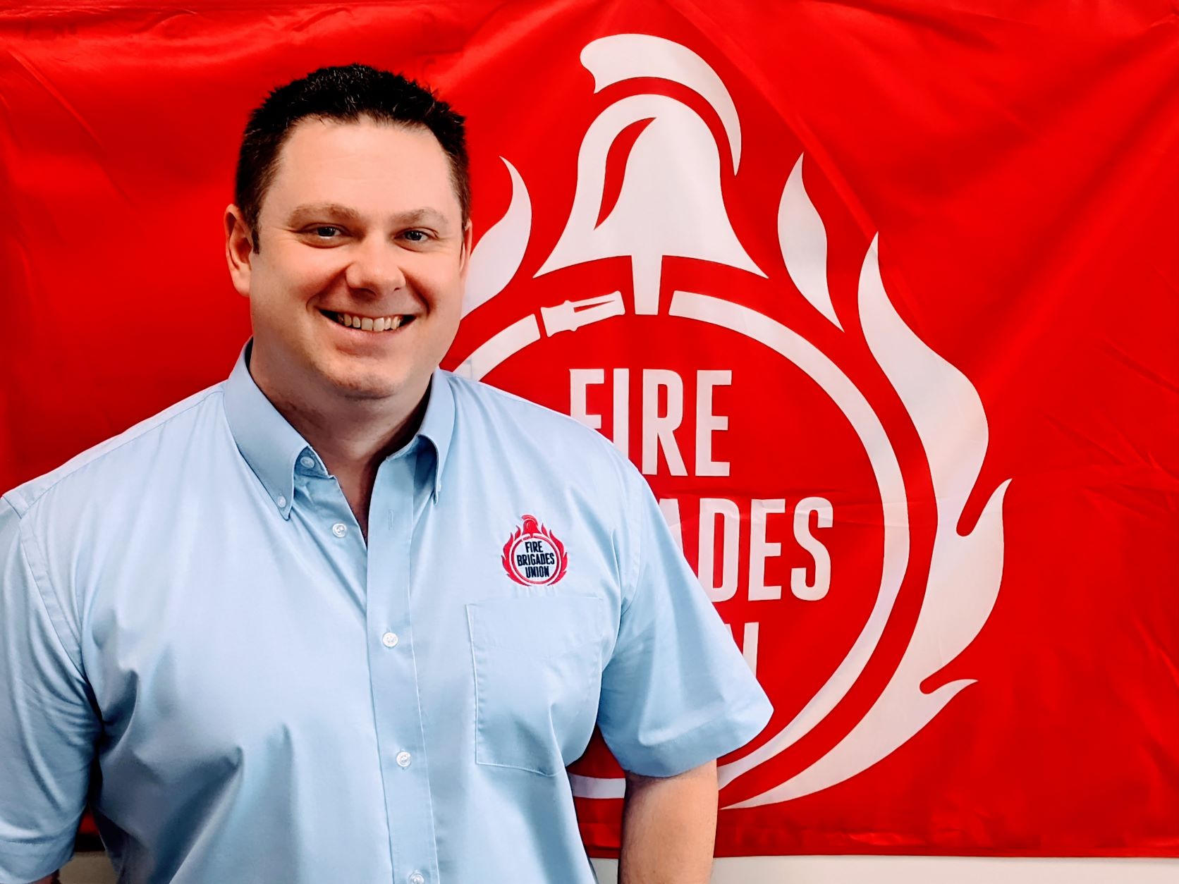 FBU official Wayne Anderson North East branch rep