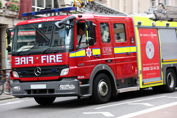 London Fire Brigade engine