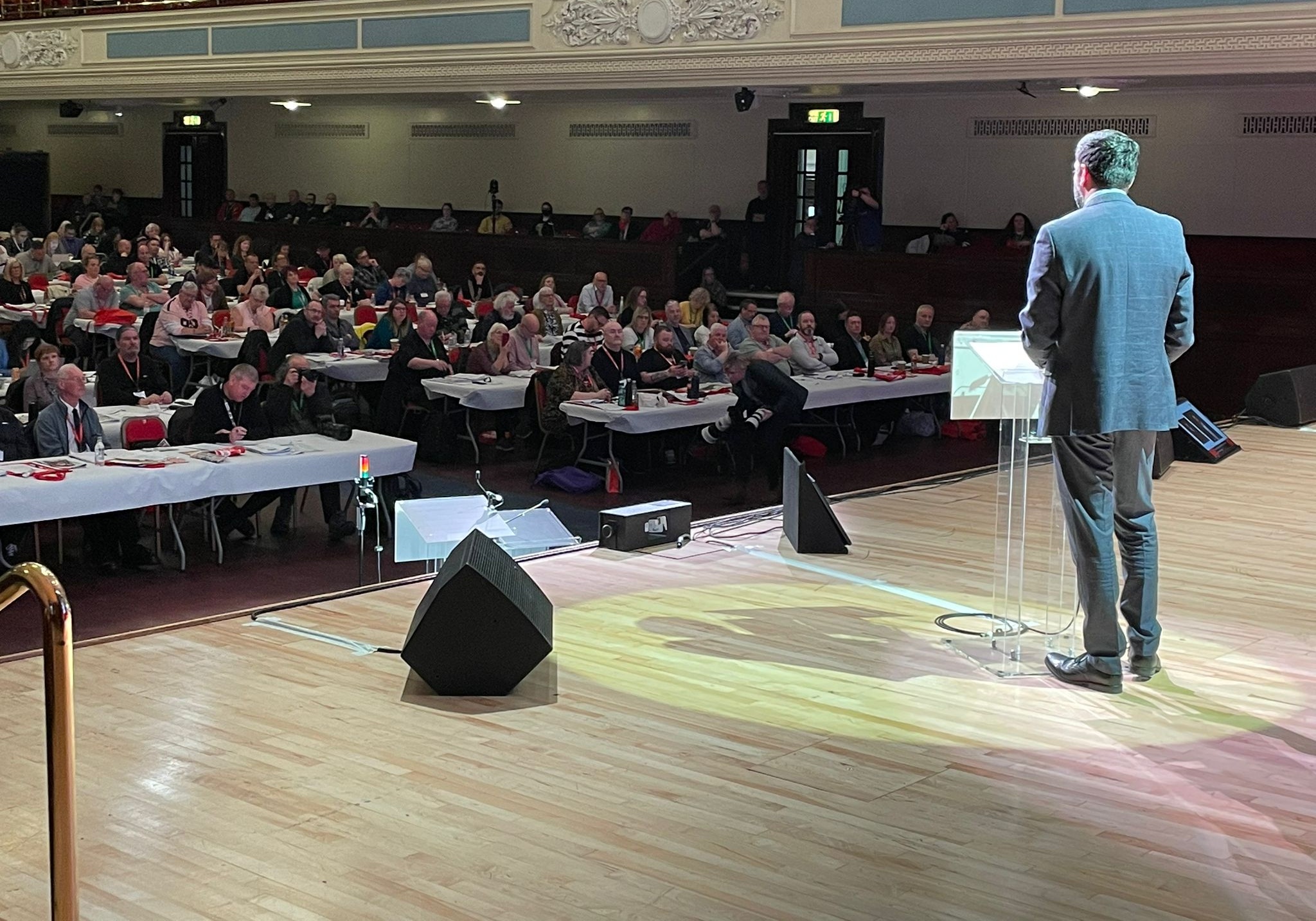Humza Yousaf addresses STUC in 2023