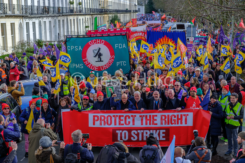 Rally organised by TUC and PCS Protect the right to strike c Jess Hurd