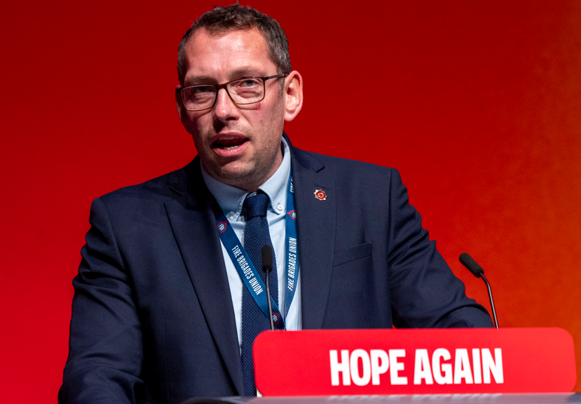 Steve Wright at Labour conference 2026