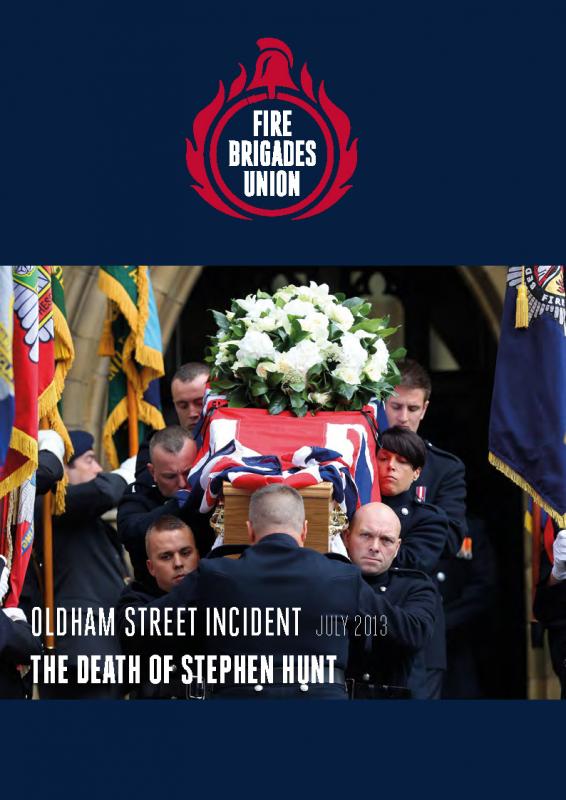 Cover Oldham Street Incident, July 2013 - the death of Stephen Hunt