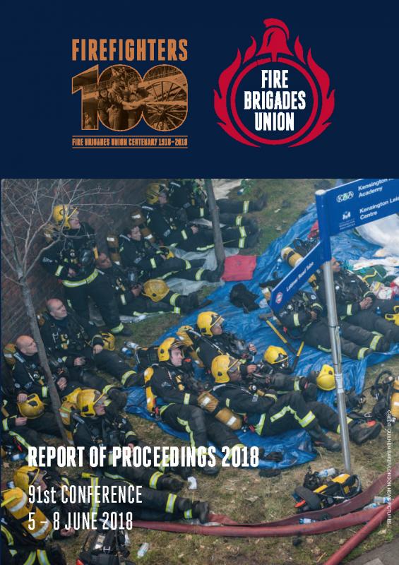 Cover Report of Proceedings 2018