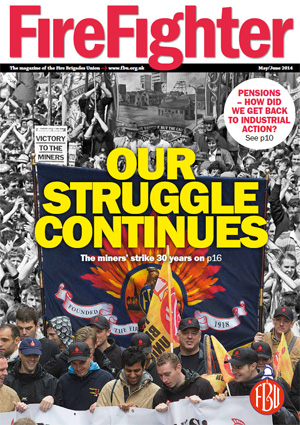 Cover Firefighter magazine May / June 2014
