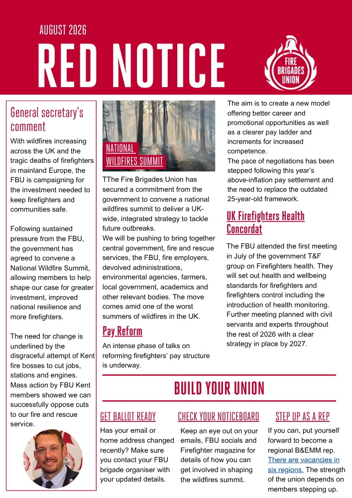 August 2026 edition of Red Notice.