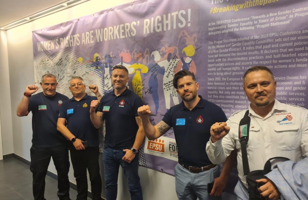 Firefighters network meeting Brussels EPSU June 
