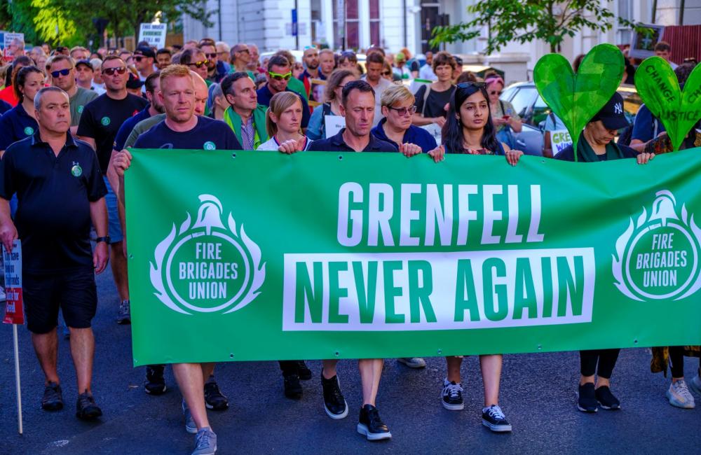 Silent walk Grenfell 5th anniversary 14 June 2022 credit Jess Hurd
