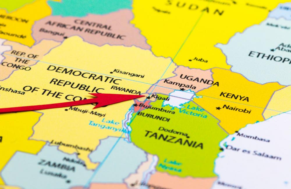 Map of Rwanda Care4Calais