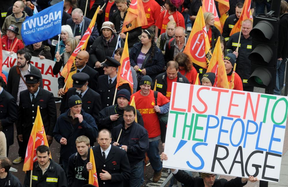 London rally TUC March for the Alternative 2011 Stefano Cagnoni