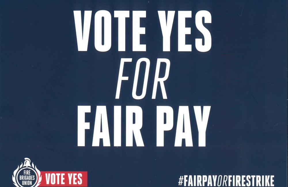Pledge card for strike ballot 