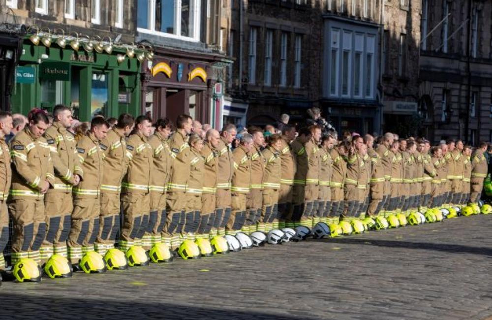 Funeral of Barry Martin Edinburgh credit Craig Maclean