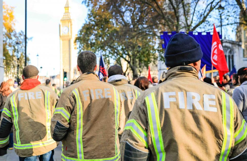 London rally for pay Dec 2022
