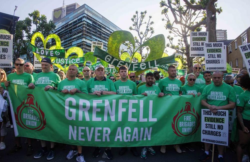 Silent walk Grenfell 6th anniversary c Mark Thomas