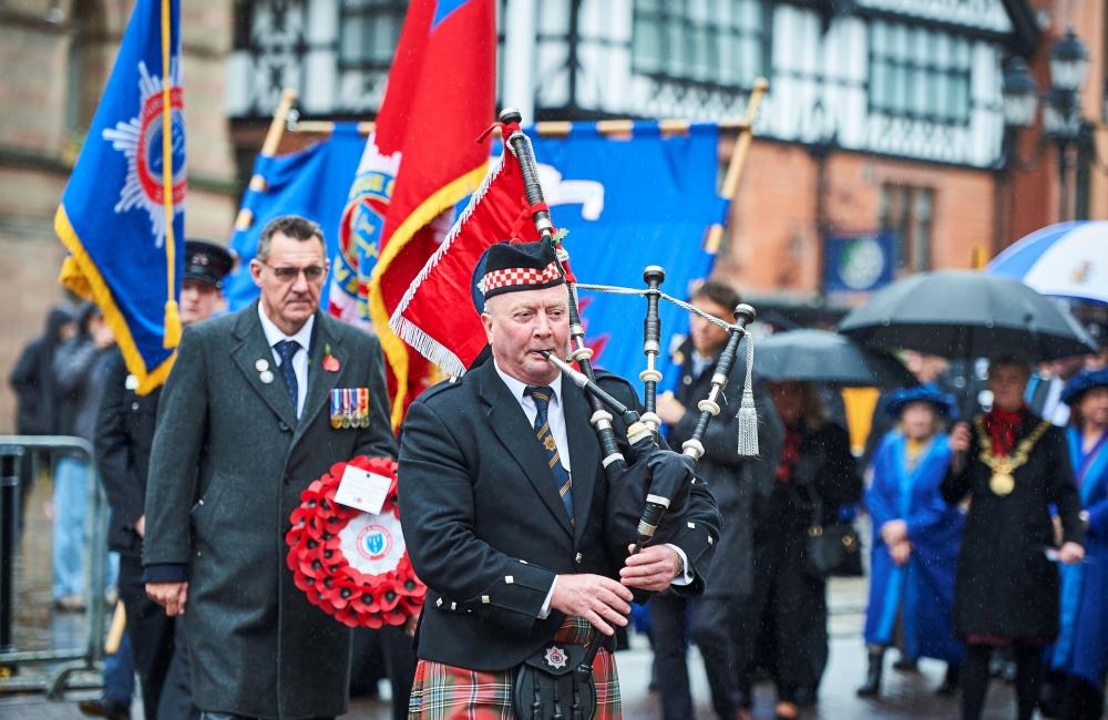 North West red plaque unveiling Cyril Dutton 