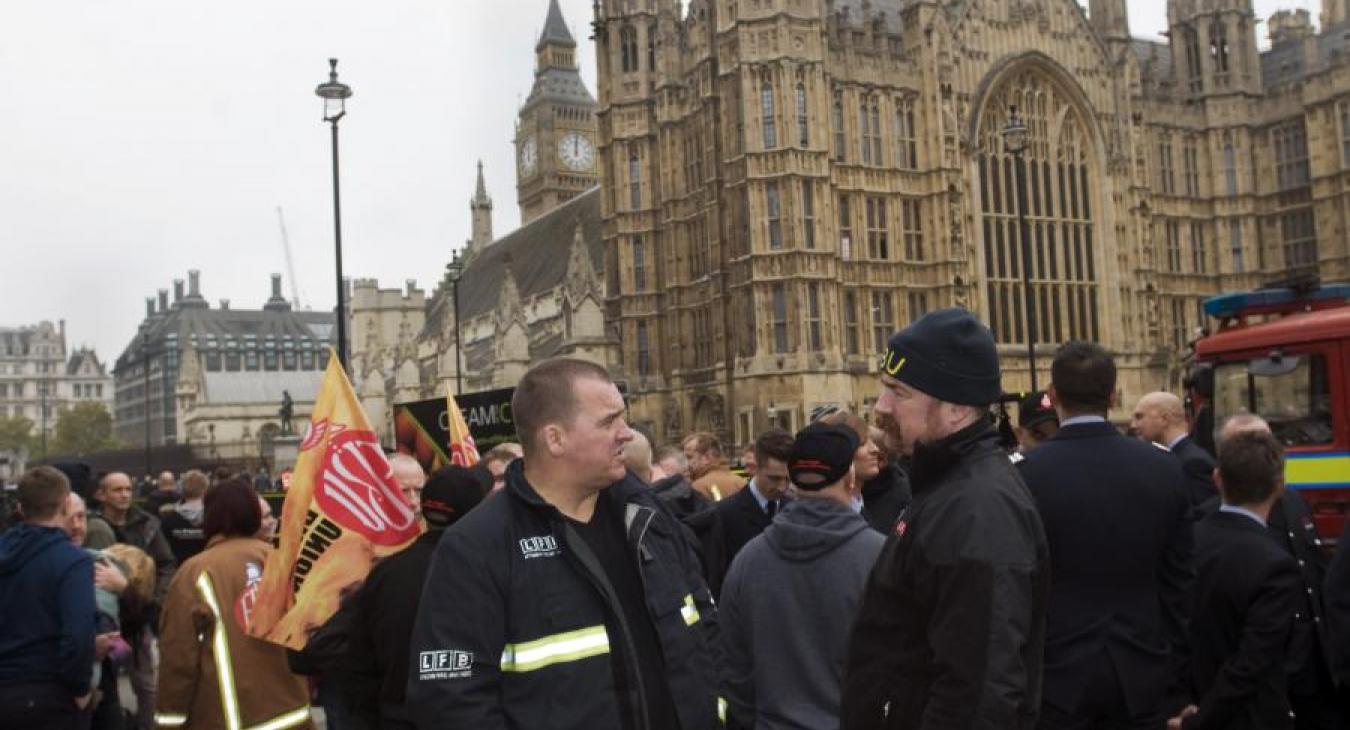 Defend workers rights march parliament 2