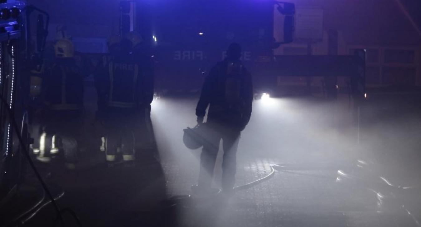 night fire appliance lights smoke 2