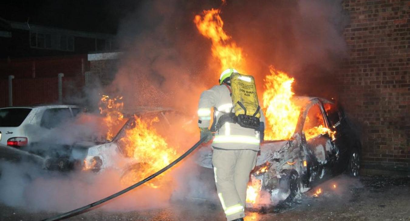 Fire firefighter car hose 26204663074
