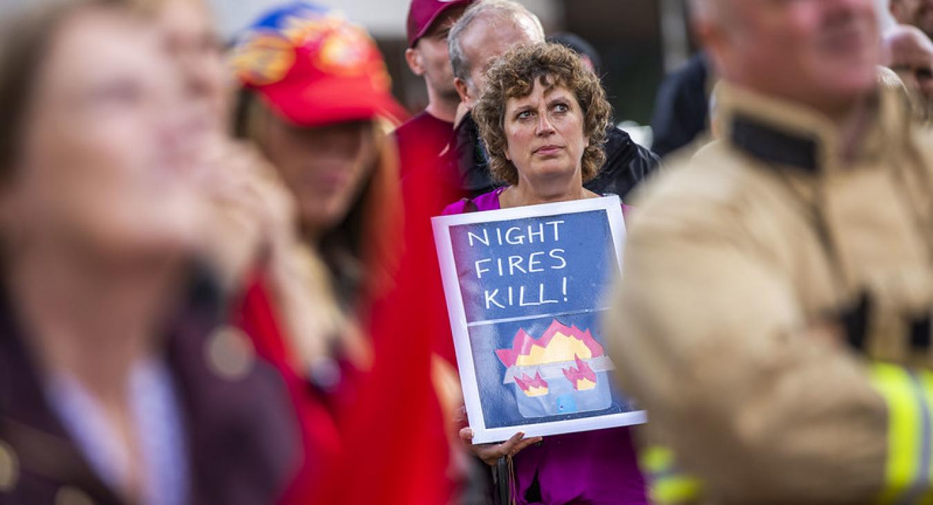Night fire kills