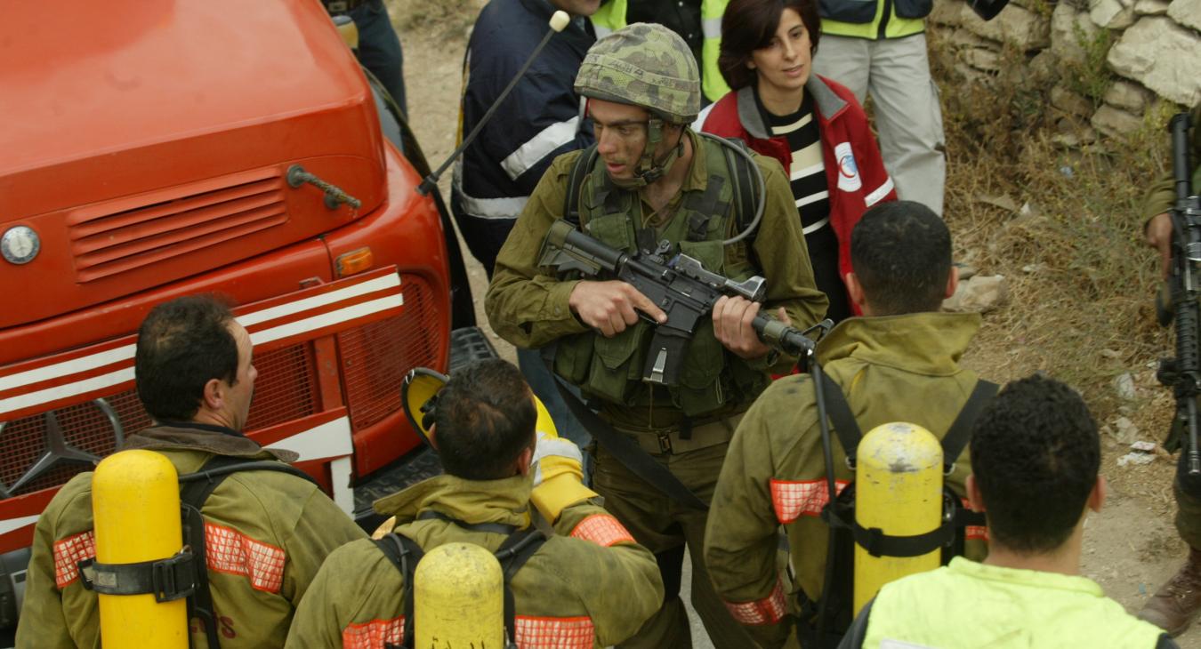 Soldier firefighters