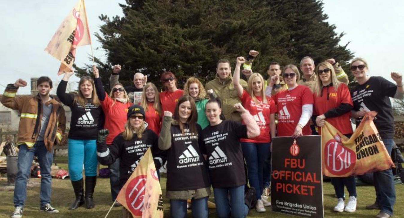 Essex-control-picket-line