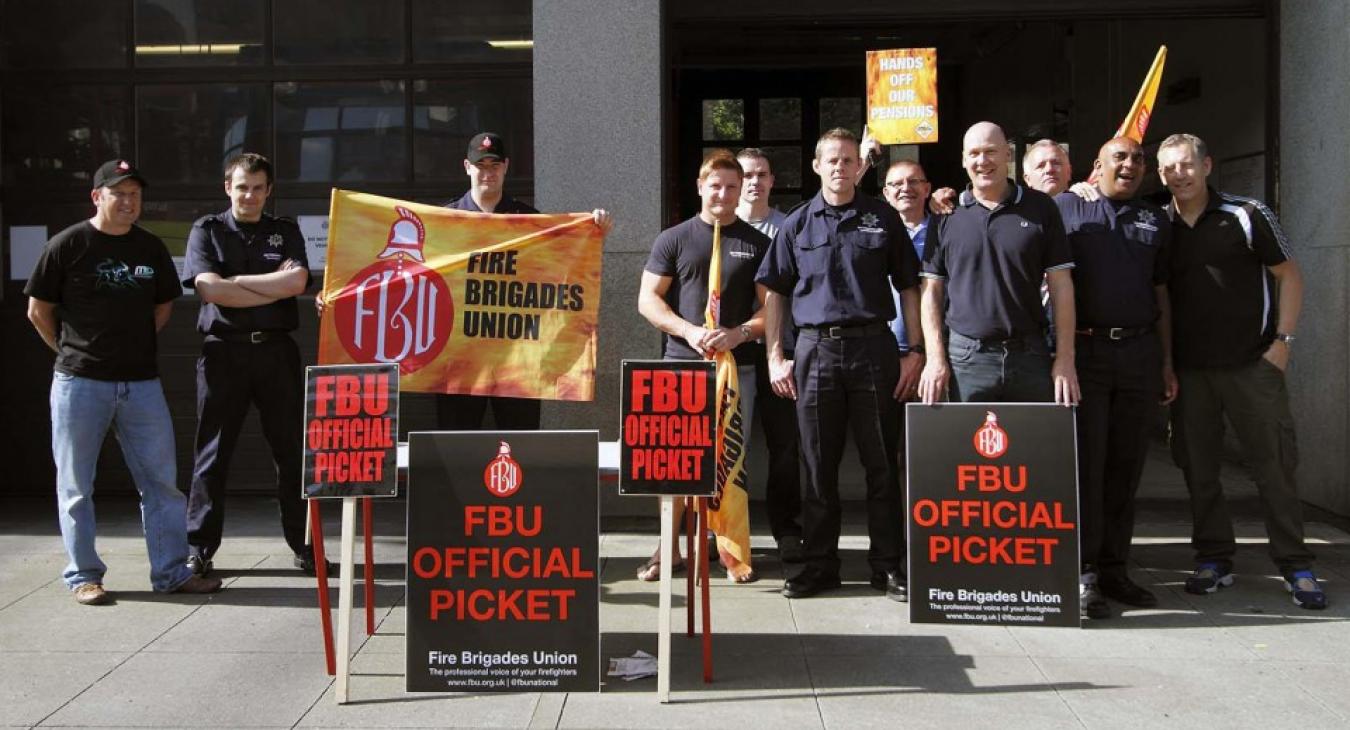 FBU-picket-line-blog