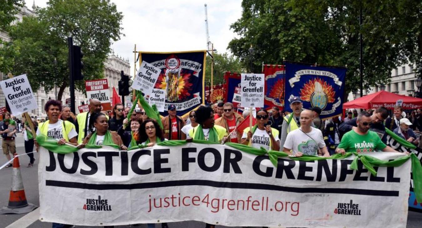Grenfell demo Downing St 16 June credit Stefano Cagnoni 