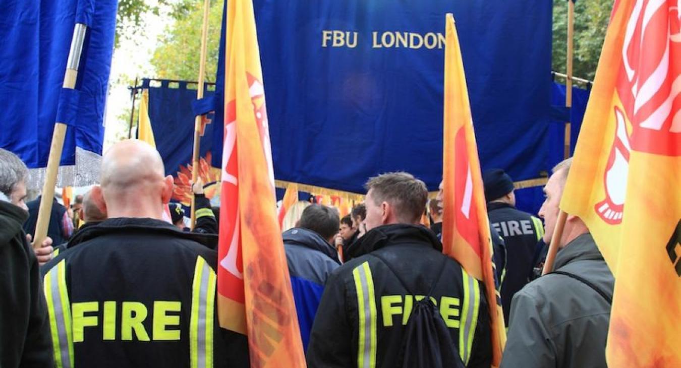 fbu-london-protest-march