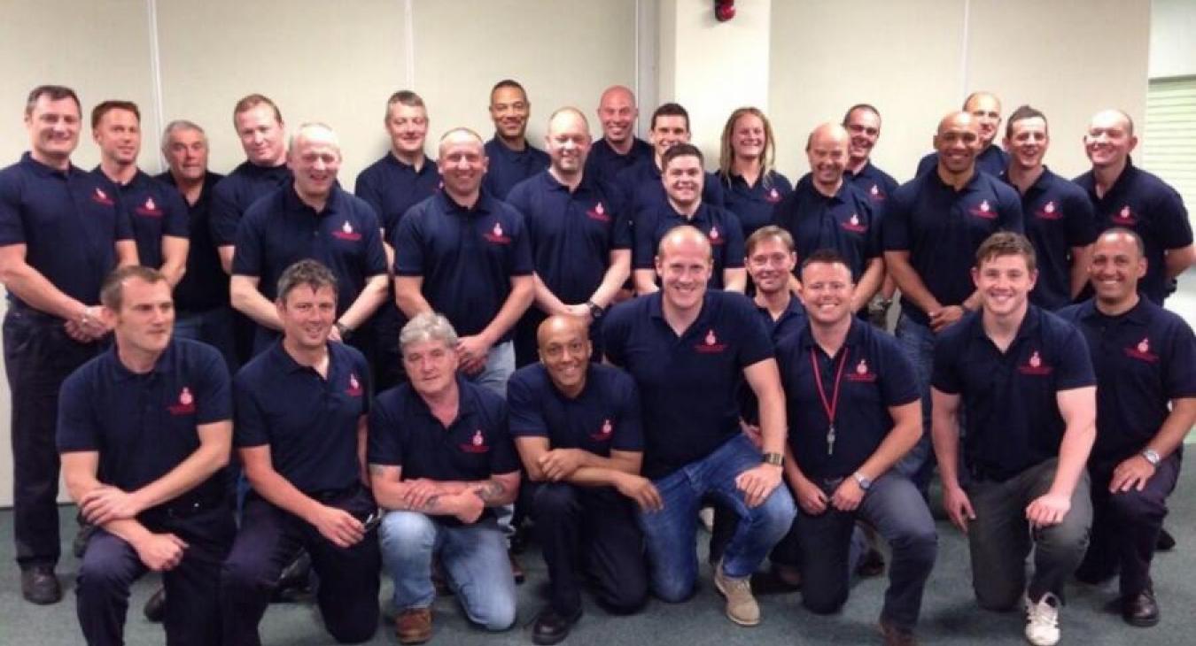 photoshoot-firefighters-blue-shirts
