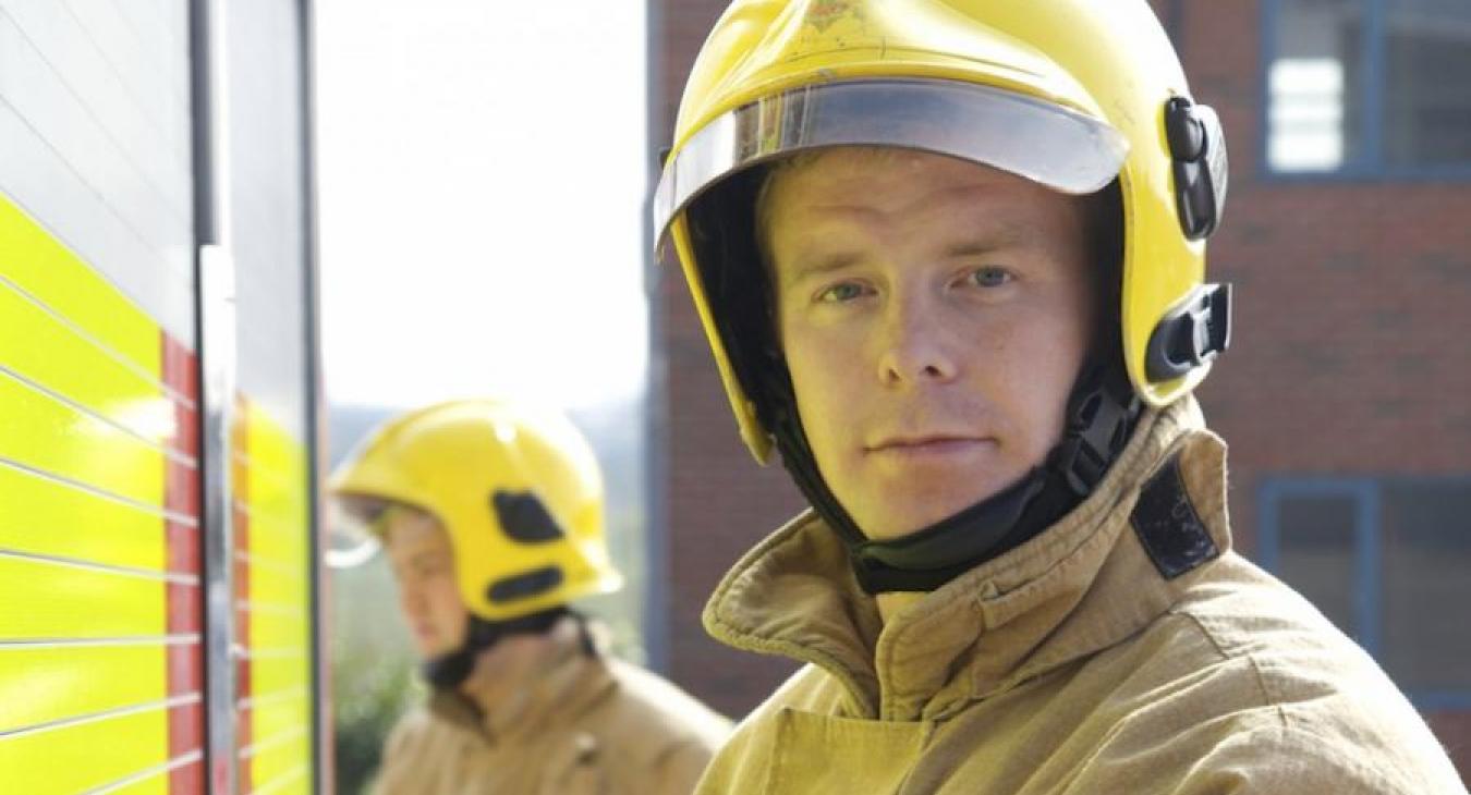 two-firefighters