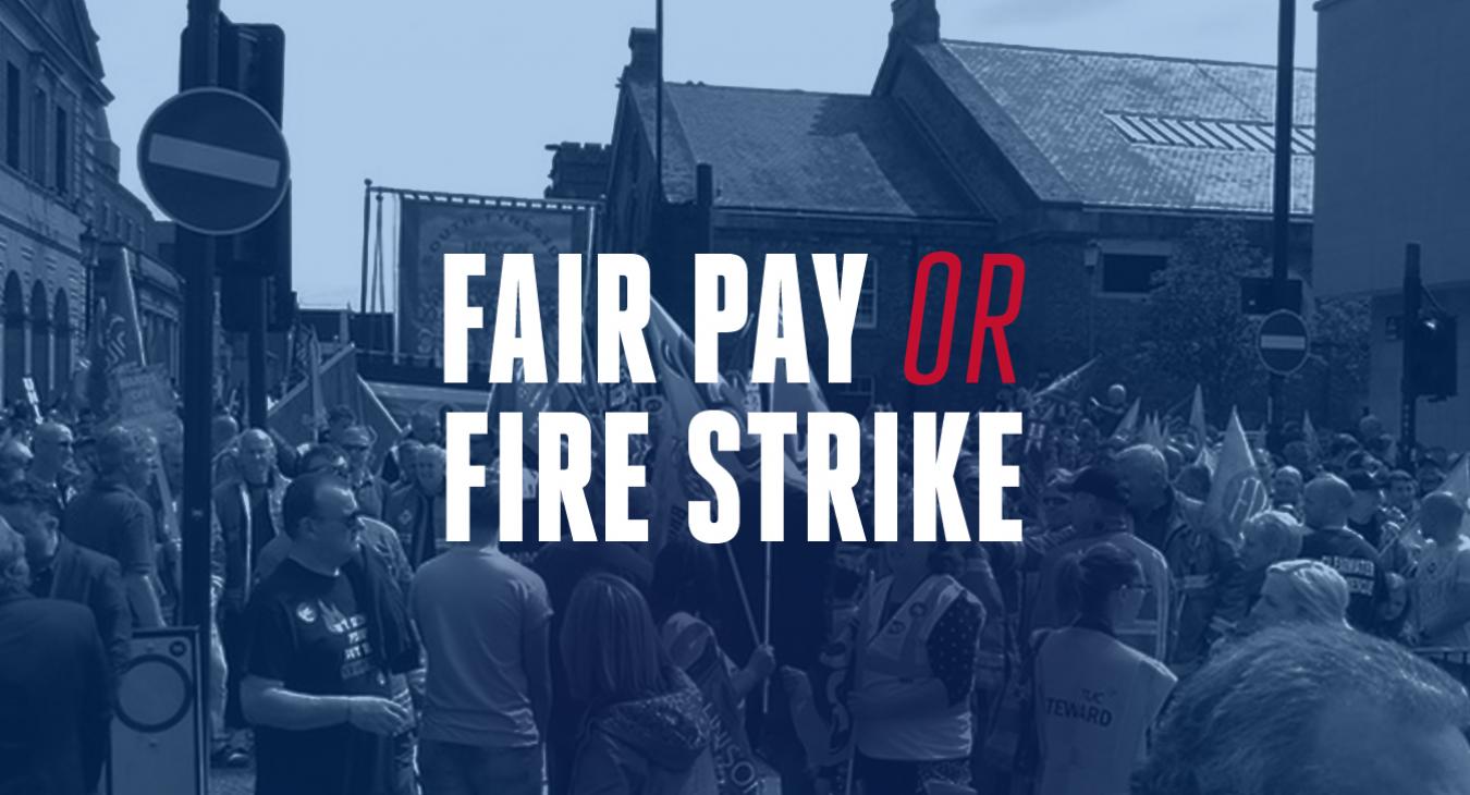 Fair pay or fire strike