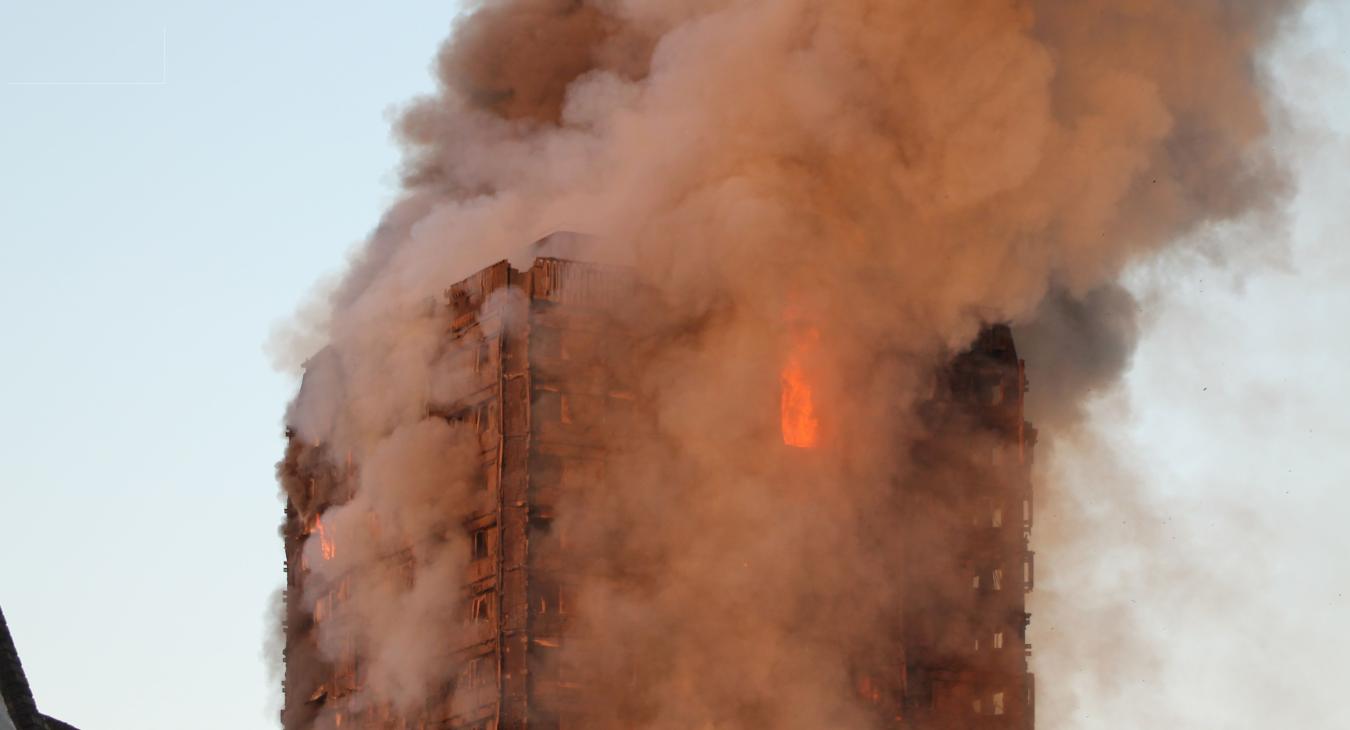 Fire at Grenfell Tower credit Paul Wood